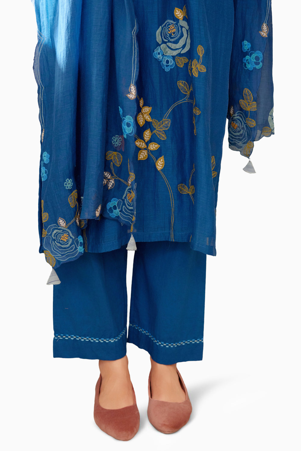 Sapphire Applique Kurta Set