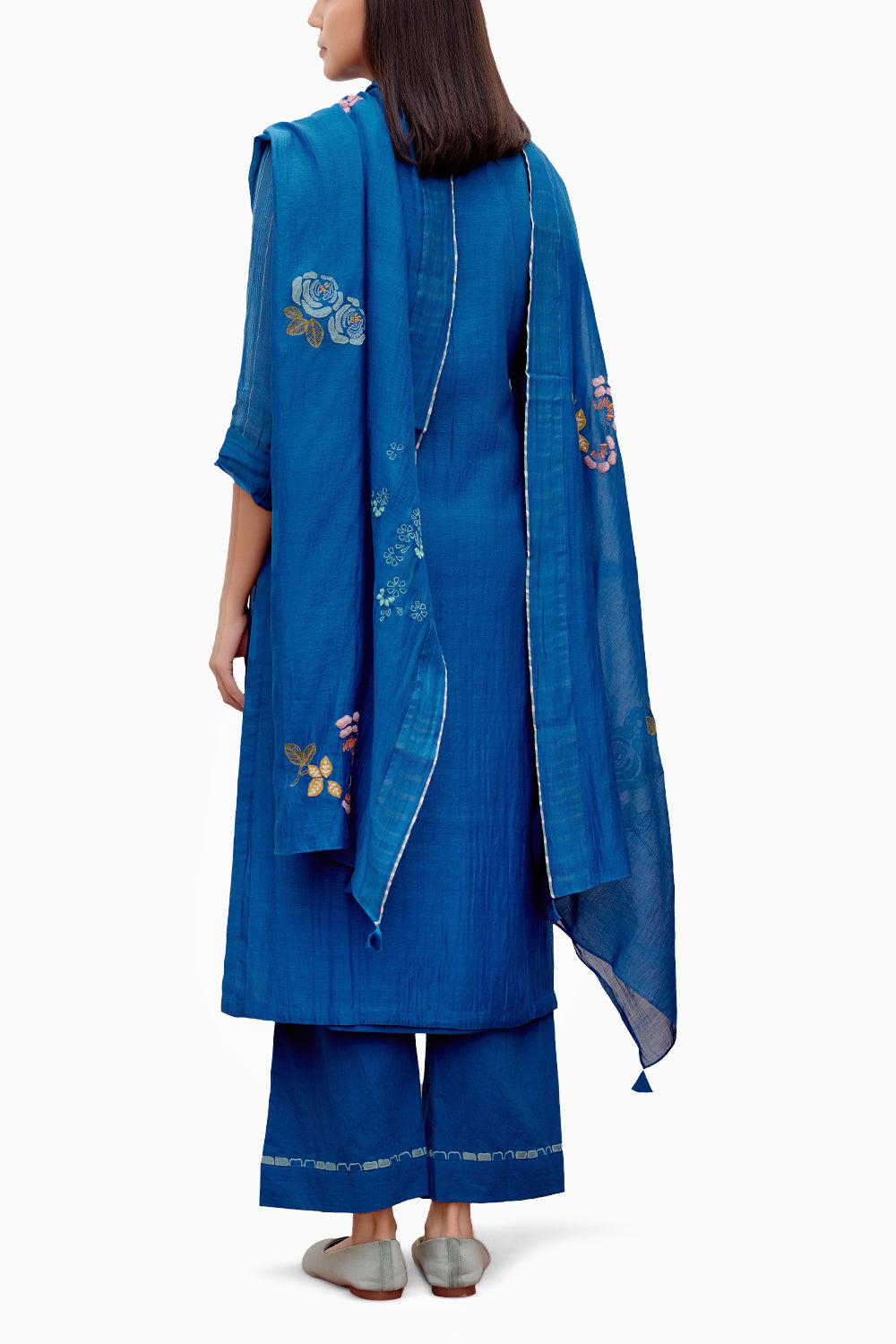 Sapphire Floral Kurta Set