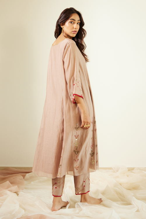 Grey Vrinda Kurta Set