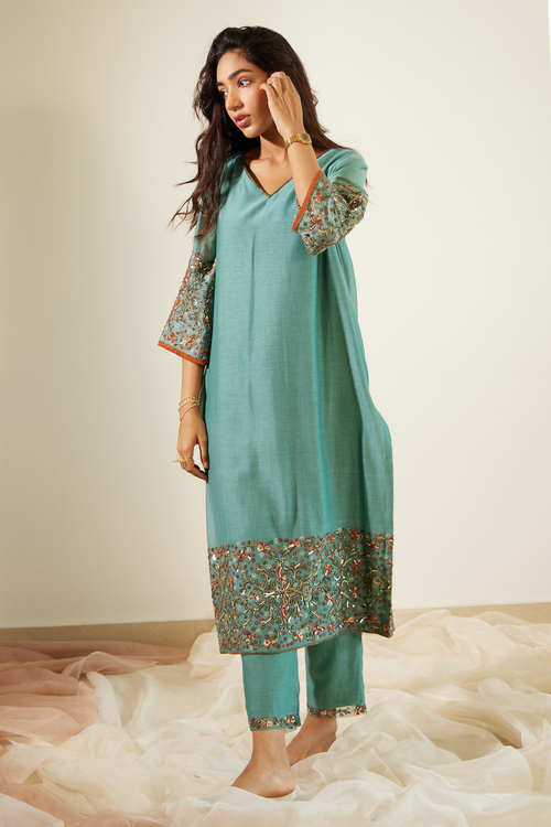 Blue Gulaal Kurta Set