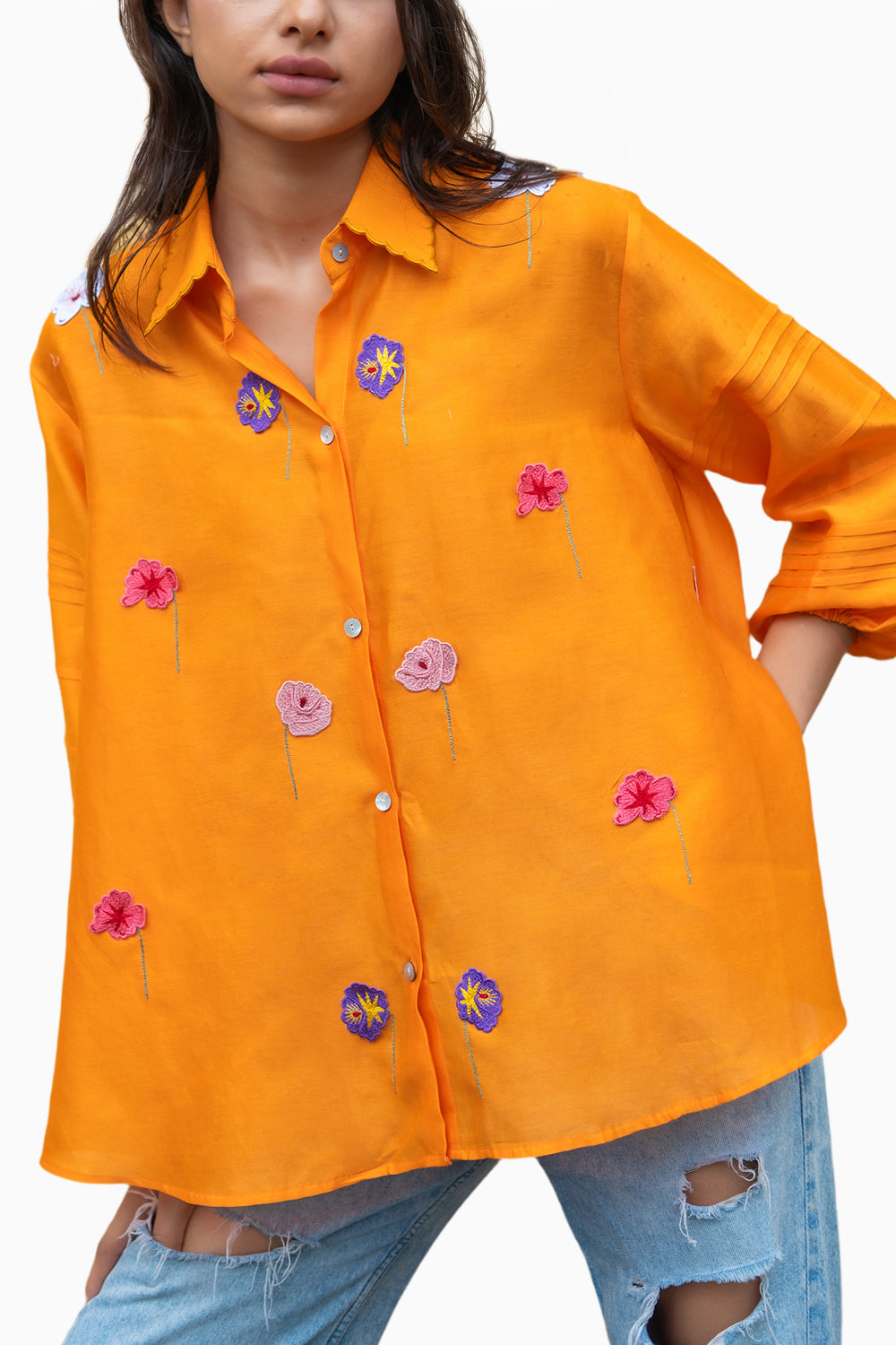 Popsicle Orange Scarlet Shirt