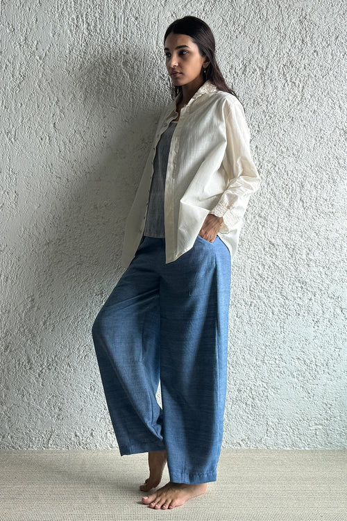 Scrunchy Collar Shirt