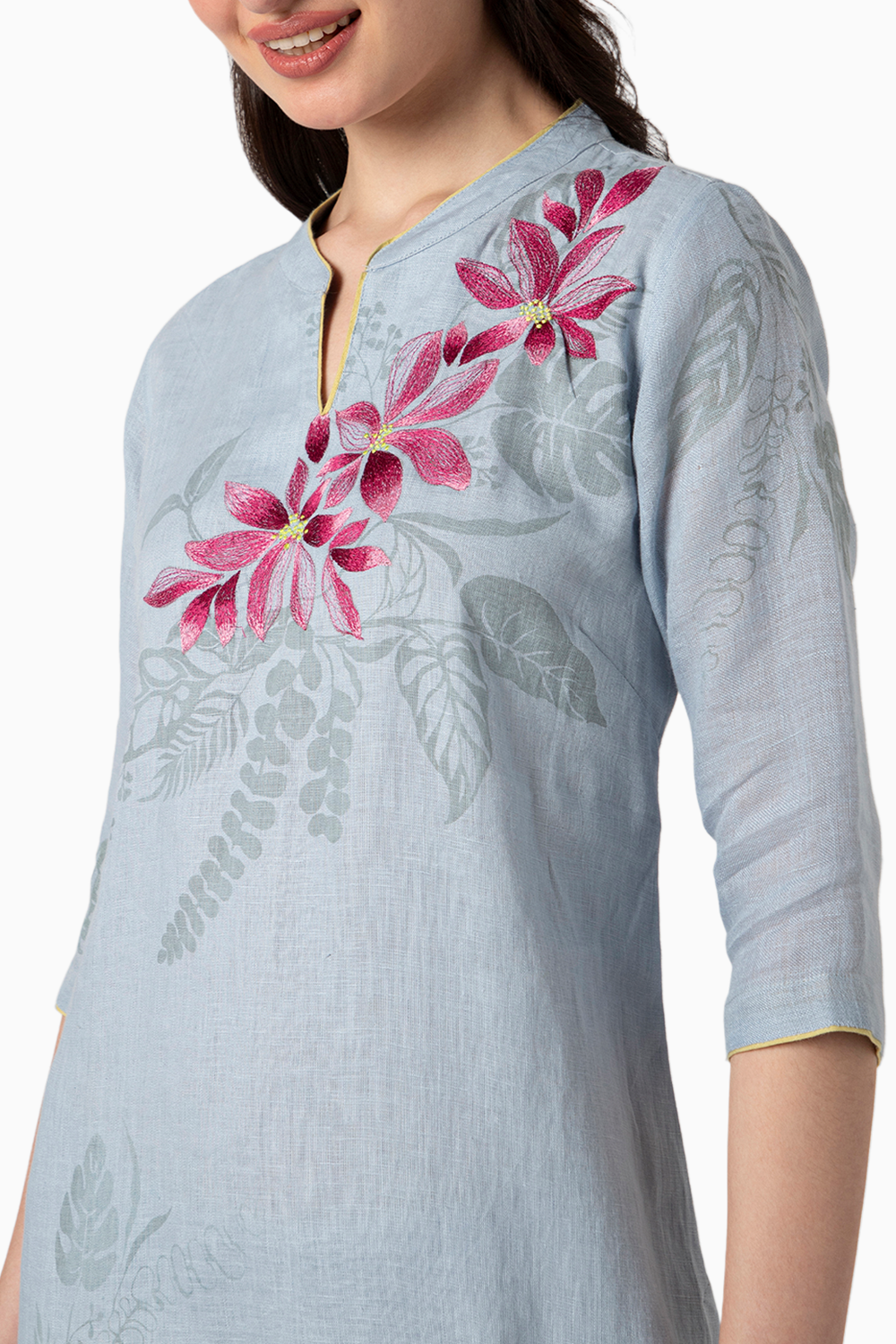 Shaded Star Flower Kurta and Pant