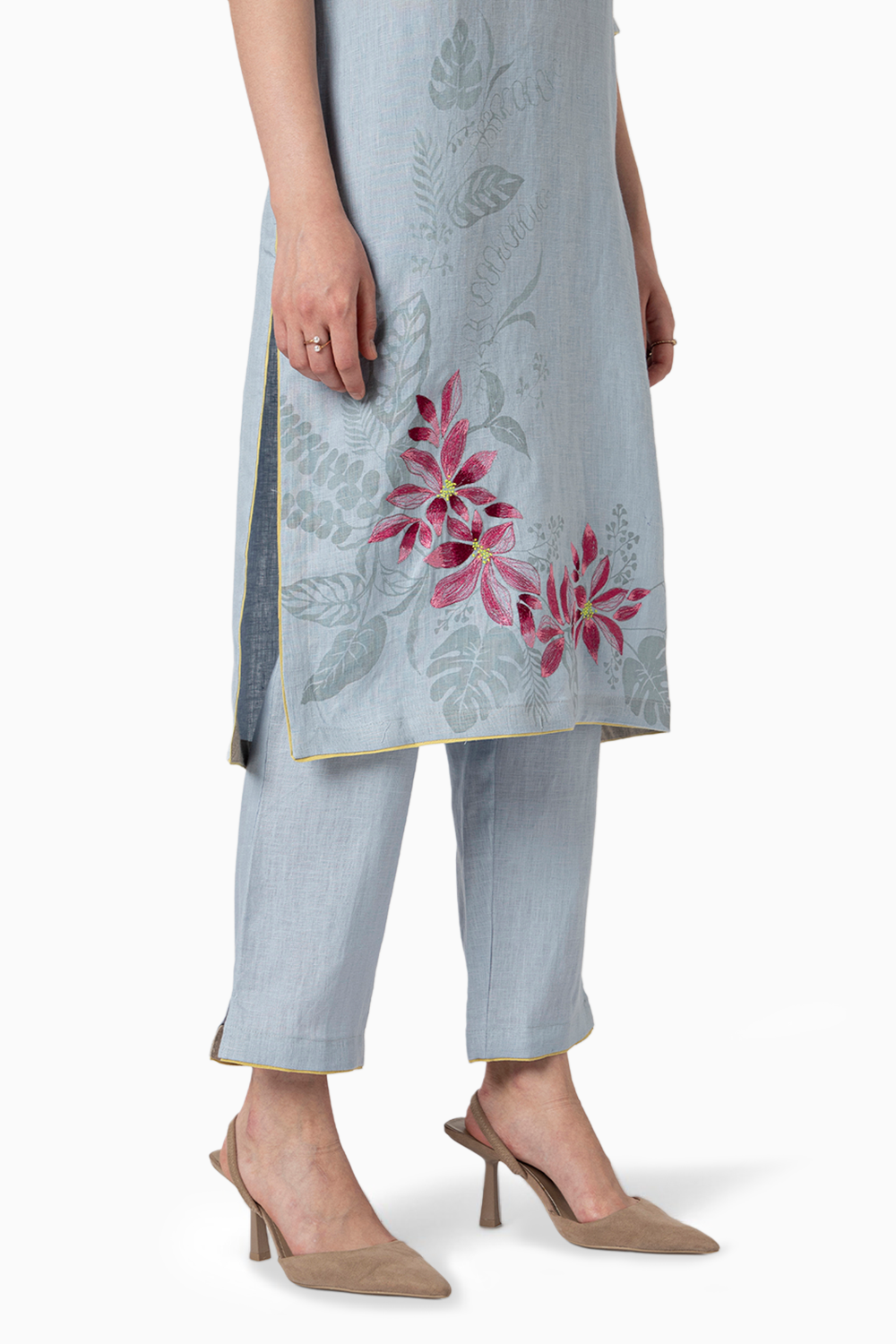 Shaded Star Flower Kurta and Pant