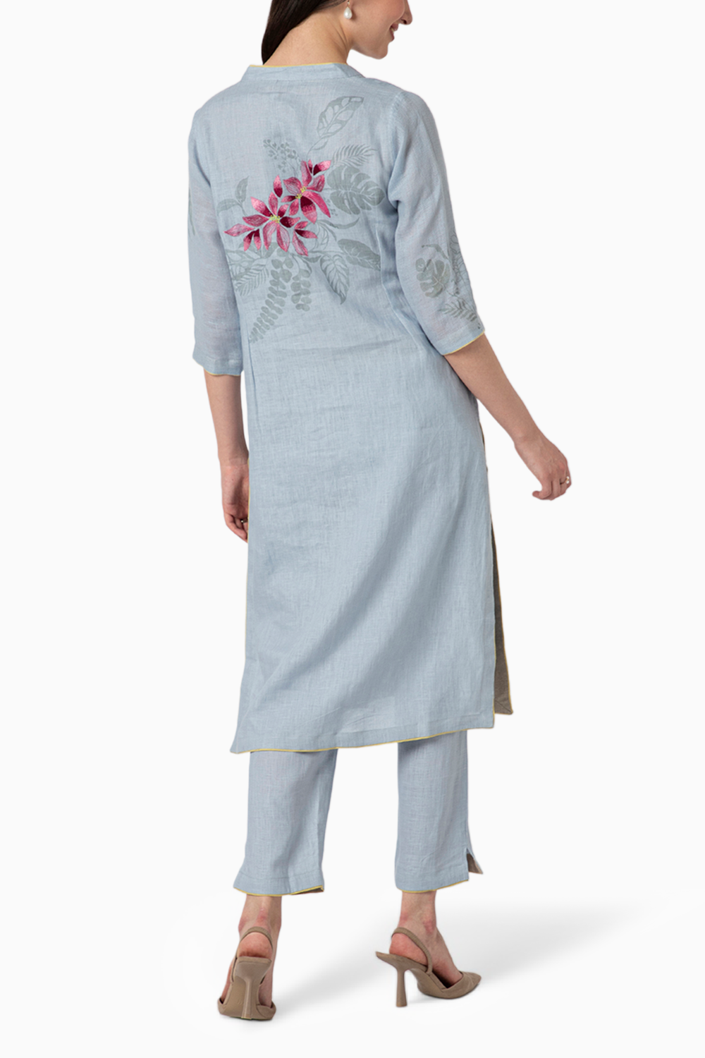 Shaded Star Flower Kurta and Pant