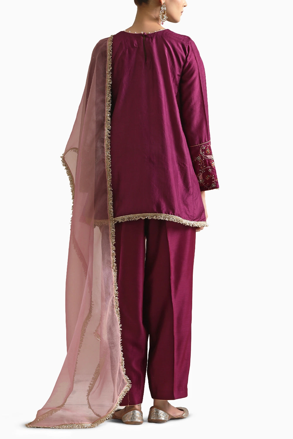 Aubergine Nyra Kurta Set