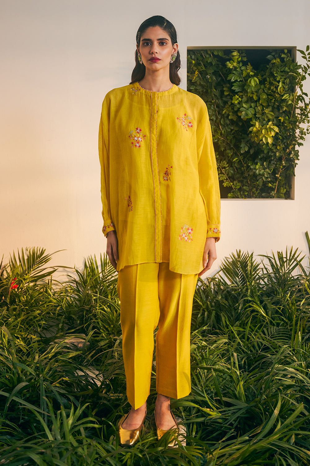 Yellow Zia Co-ord Set