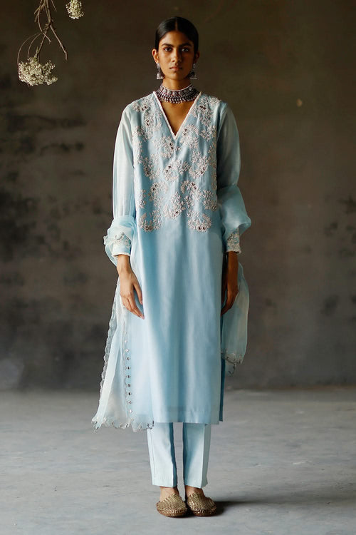 Asmani Aneesha Kurta Set