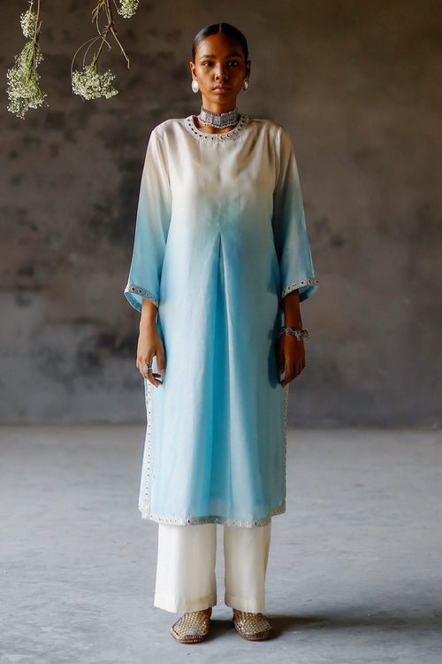 Asmani Angahi Kurta Set