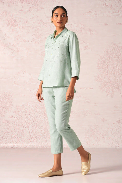Shimmer Strings Cloud Shirt Co-ord