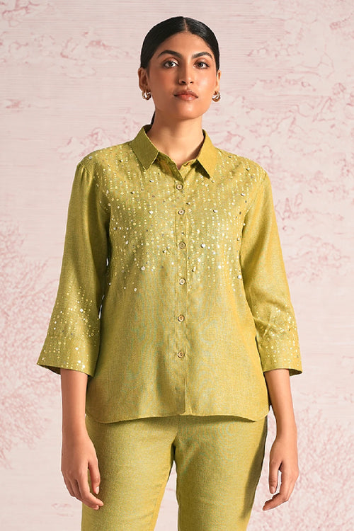 Shimmer Strings Pear Shirt