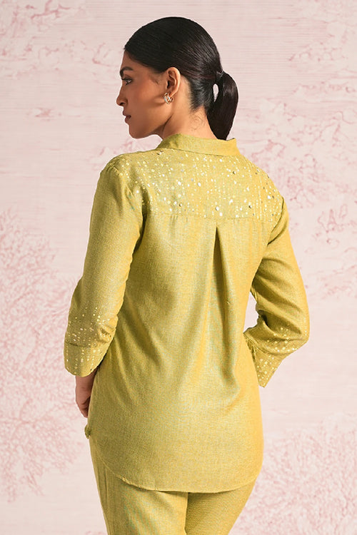 Shimmer Strings Pear Shirt