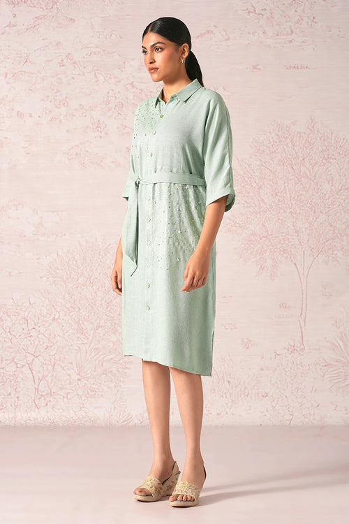 Shimmer Strings Cloud Kyra Dress