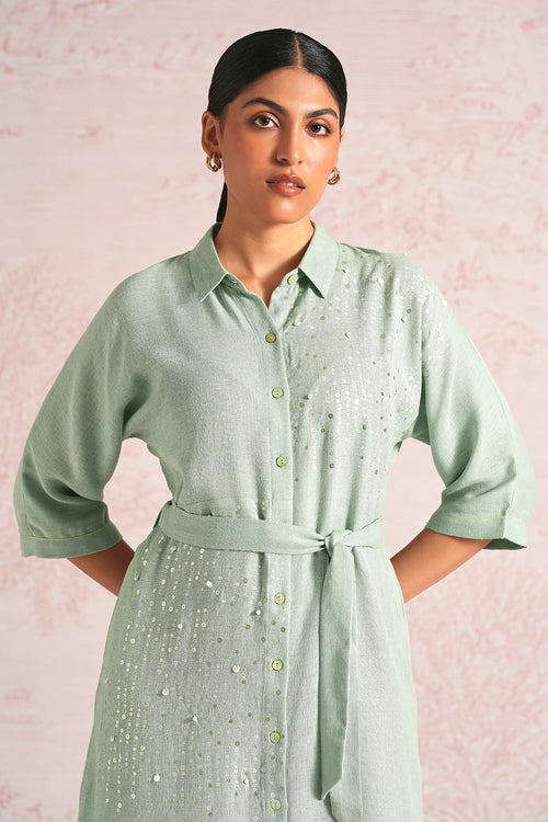 Shimmer Strings Cloud Kyra Dress