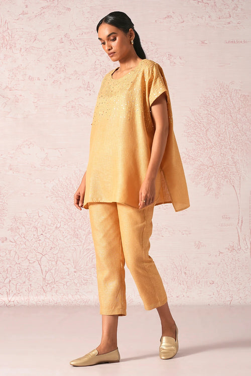 Shimmer Strings Cashew Square Co-ord