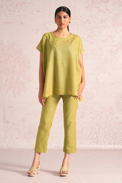 Shimmer Strings Pear Square Co-ord