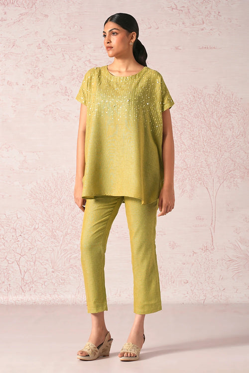 Shimmer Strings Pear Square Co-ord