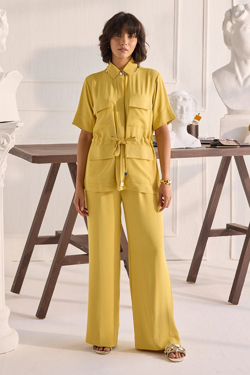 Rio Yellow Four Pocket Co-ord Set