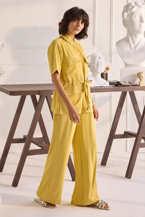Rio Yellow Four Pocket Co-ord Set