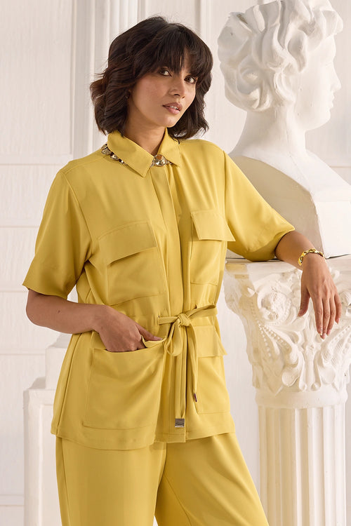 Rio Yellow Four Pocket Co-ord Set