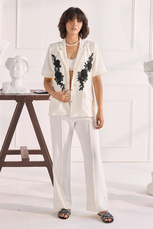 Posh White Co-ord Set