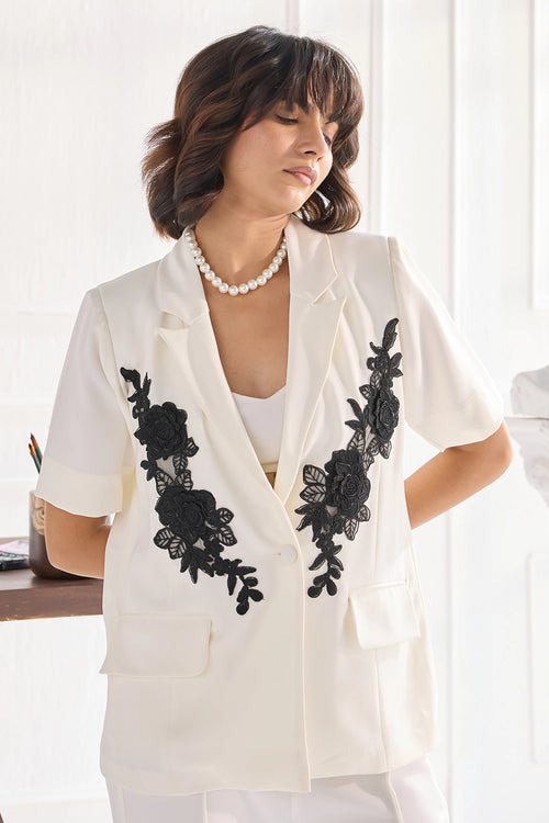 Posh White Co-ord Set