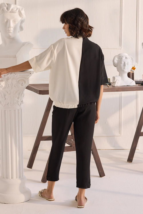 Vintage Black White Co-ord Set