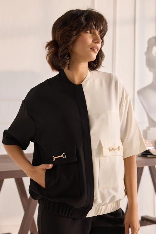 Vintage Black White Co-ord Set