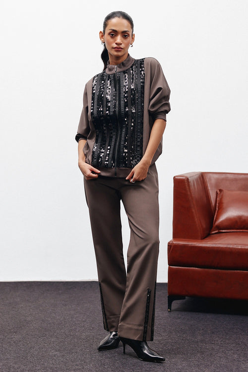 Coco Sequins Bomber Set