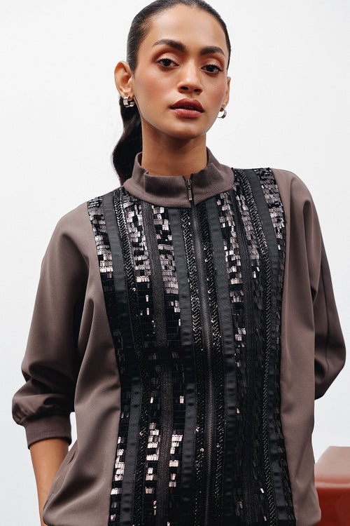 Coco Sequins Bomber Set