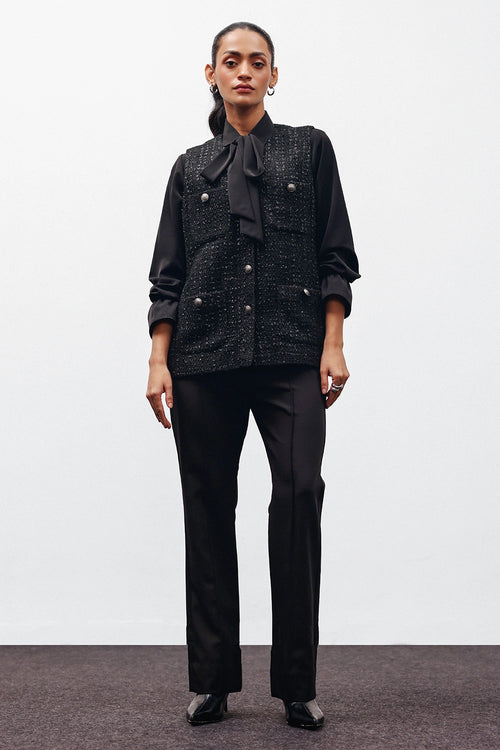 Tweed Theory Shirt and Jacket Set