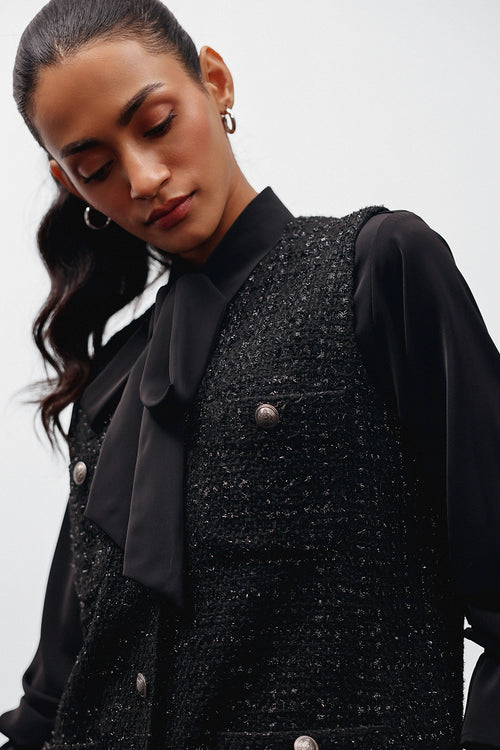 Tweed Theory Shirt and Jacket Set