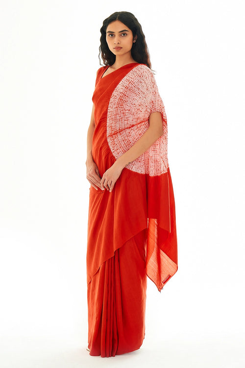 Clay Shoot Handwoven Handsfree Saree
