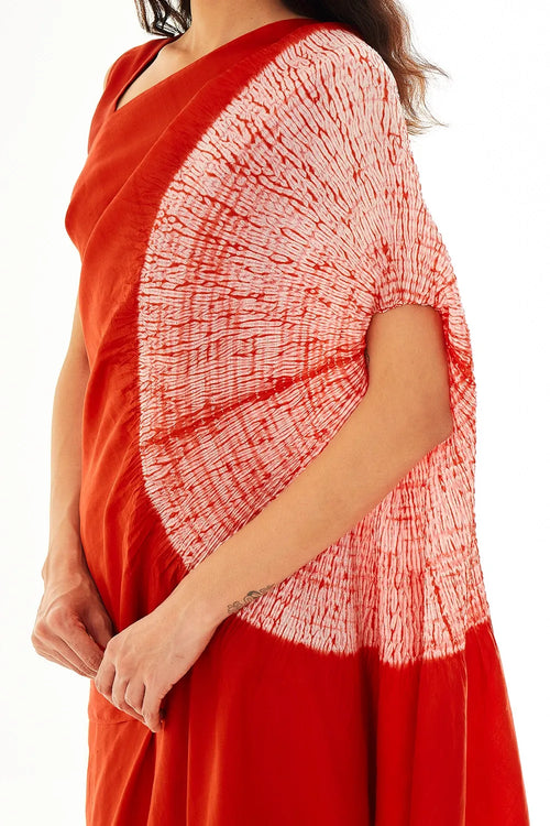 Clay Shoot Handwoven Handsfree Saree