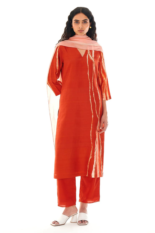 Terra Mineral Peach Dupatta