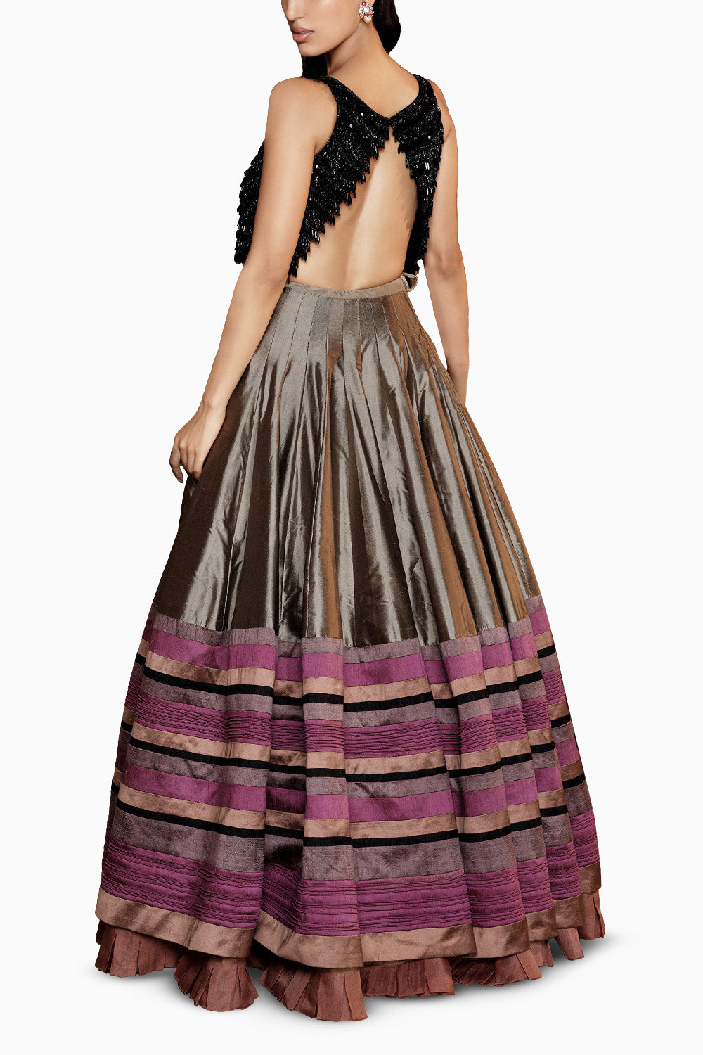 Multi-Coloured Lehenga Skirt