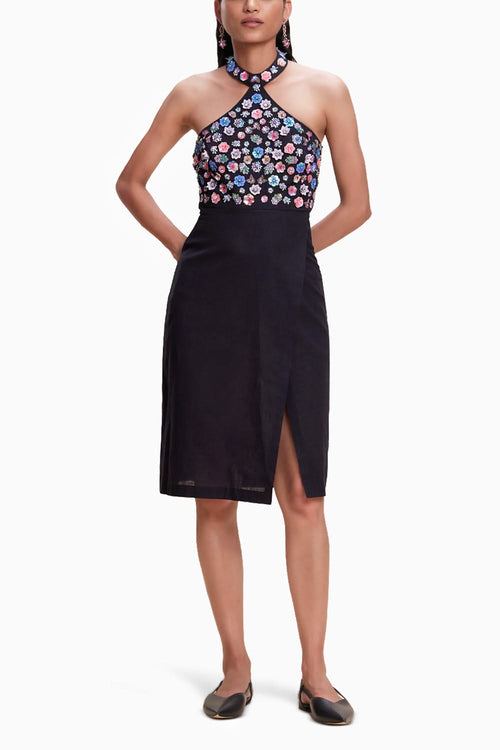 Black Embellished Dress