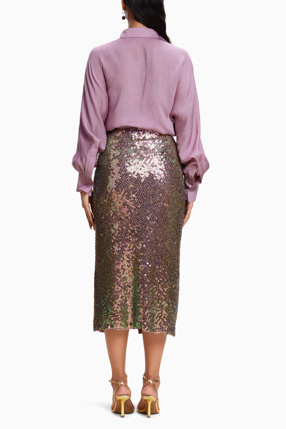 Blingy Slit Skirt