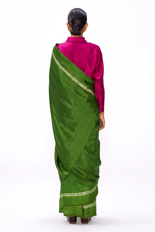 Margin Cactus Saree