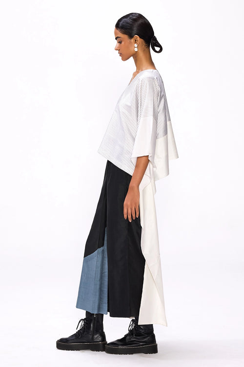 Off Grid Kaftan Stripe Blouse