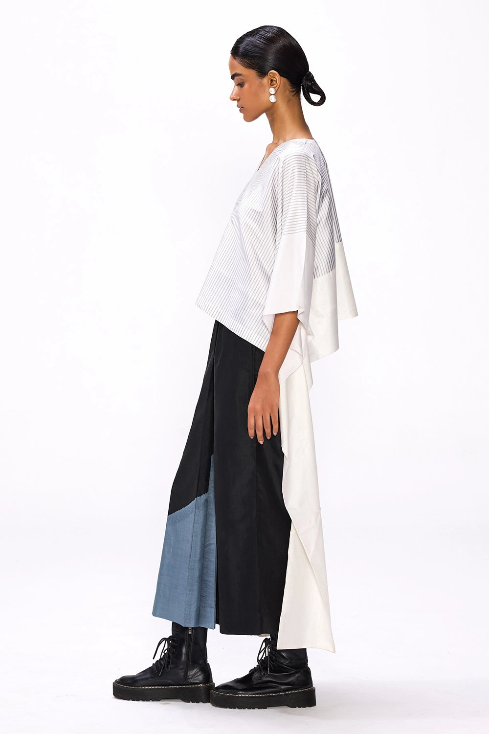 Off Grid Kaftan Stripe Blouse