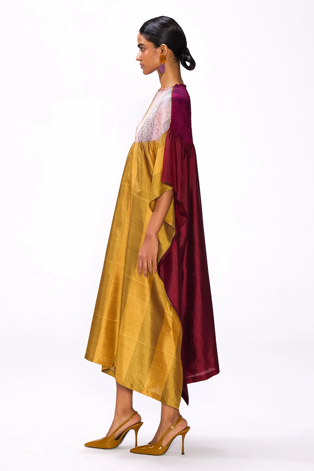 Off Grid Magenta-Ochre Kaftan