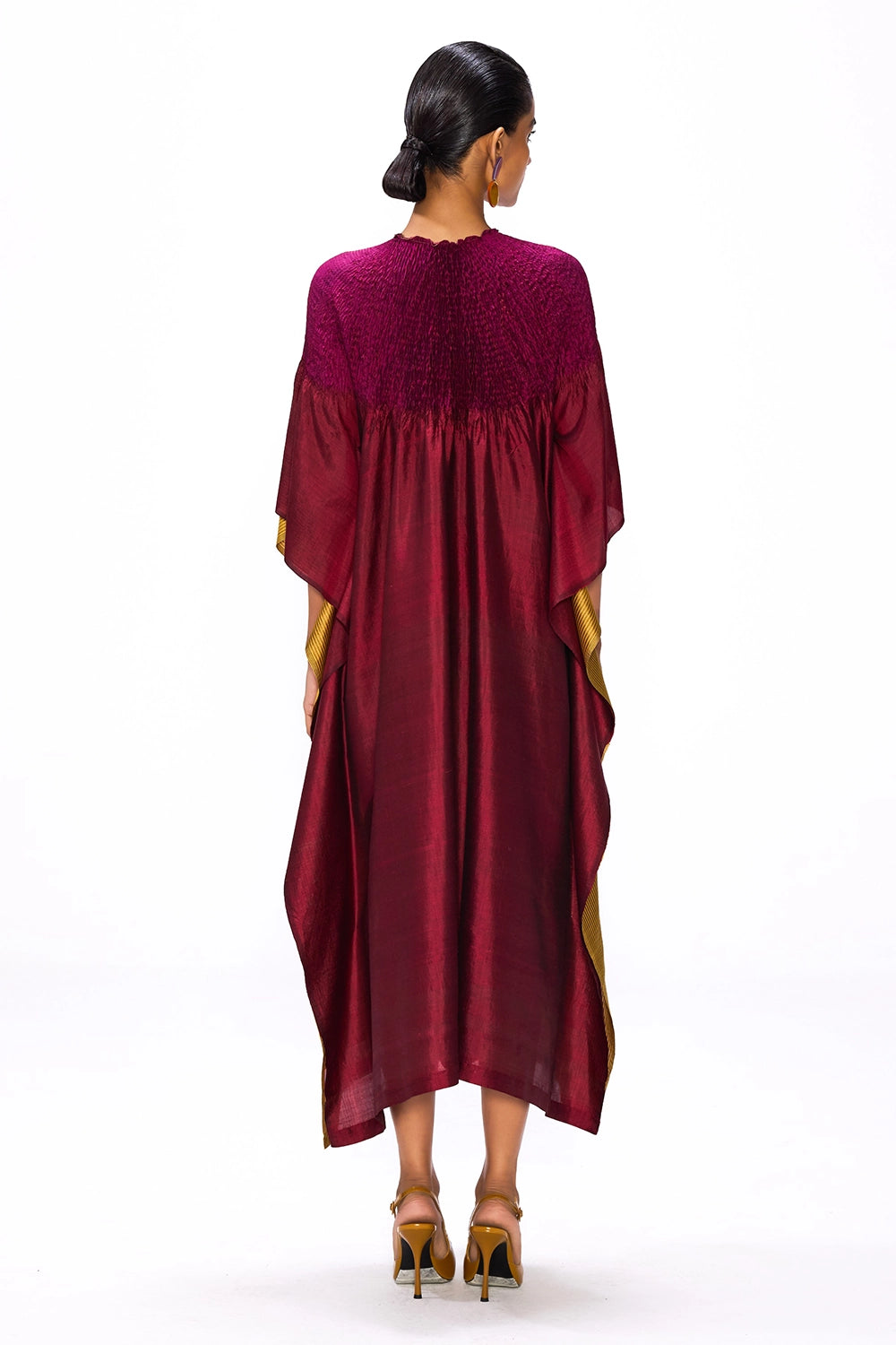 Off Grid Magenta-Ochre Kaftan