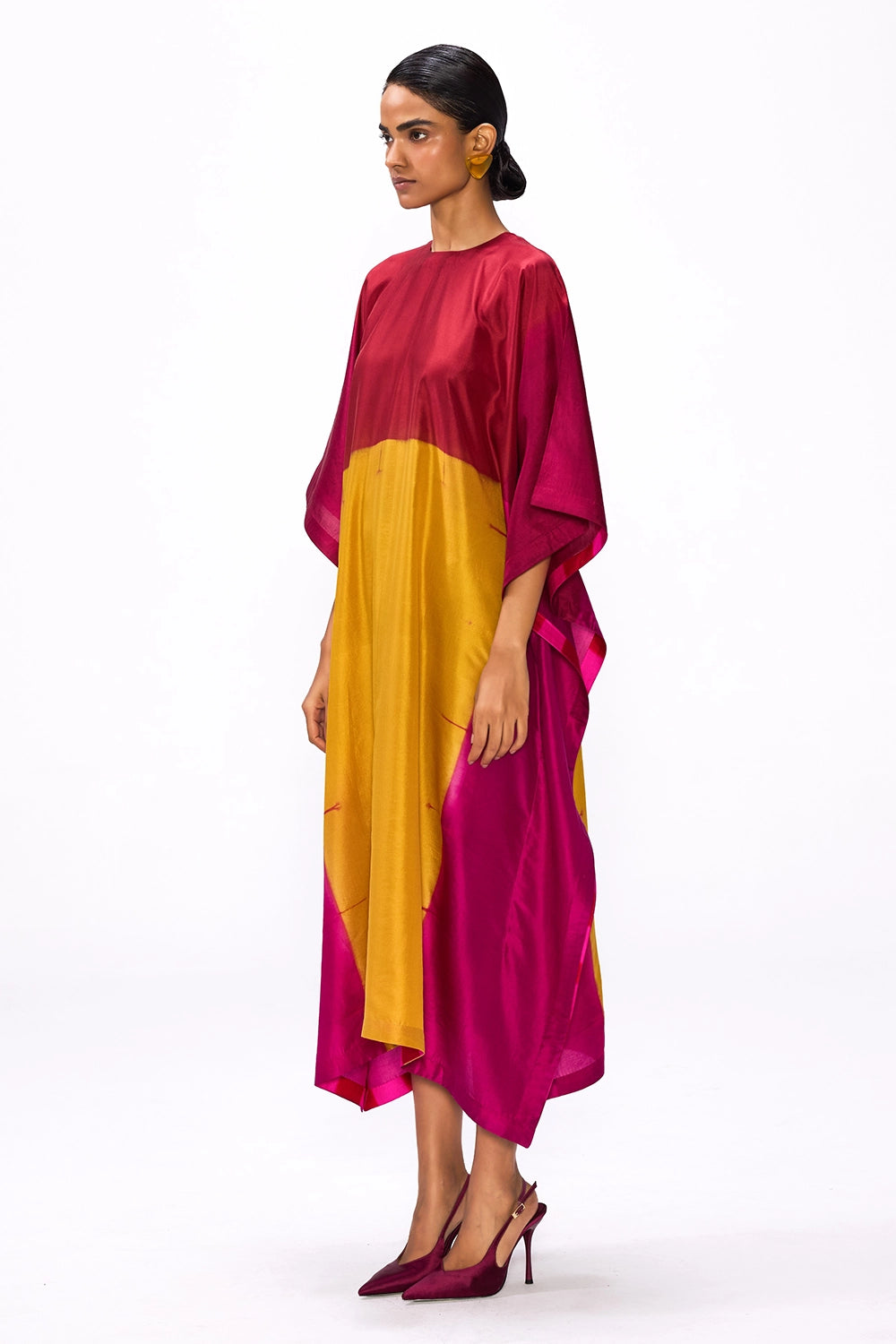 Redochre Colour Block Kaftan