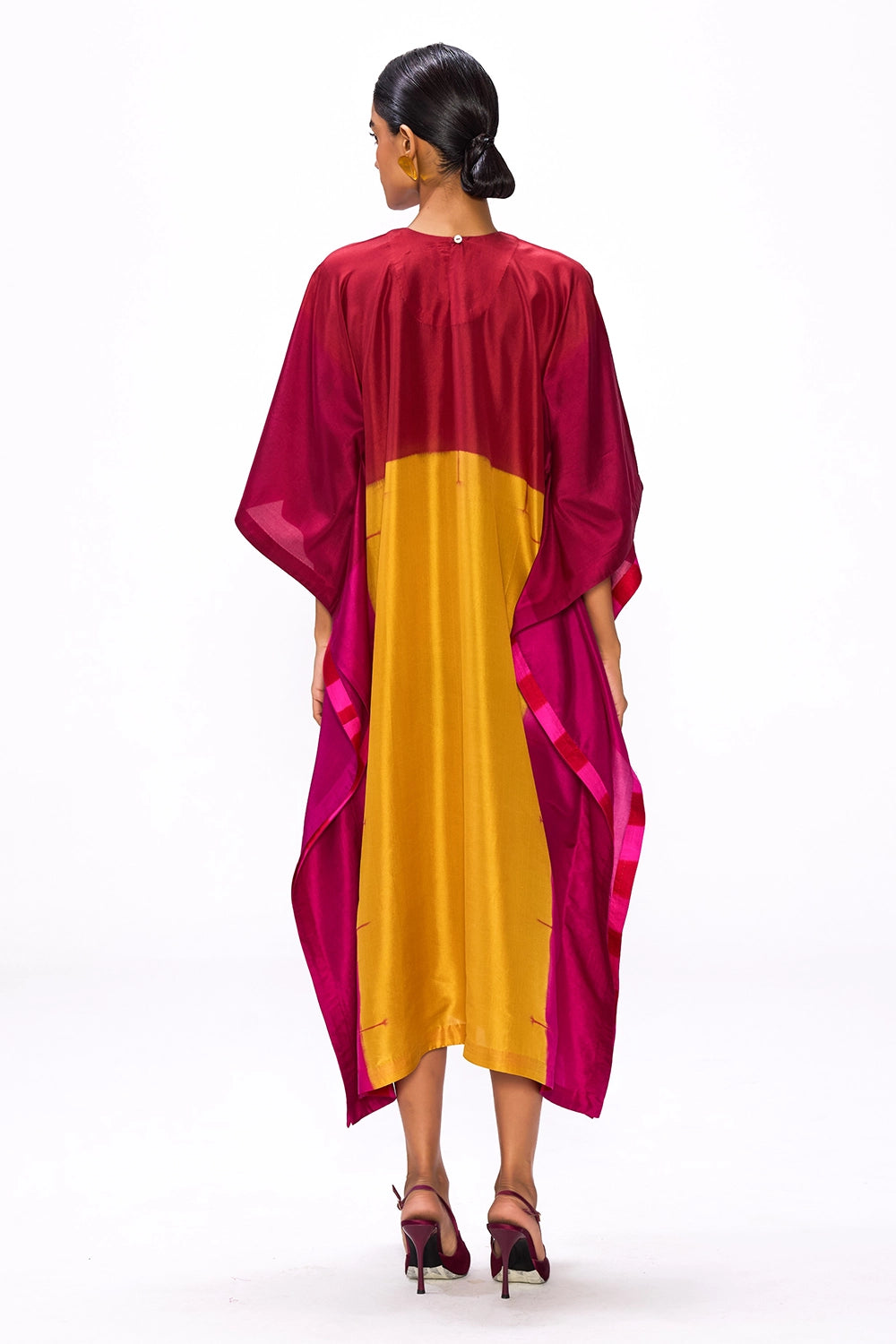 Redochre Colour Block Kaftan