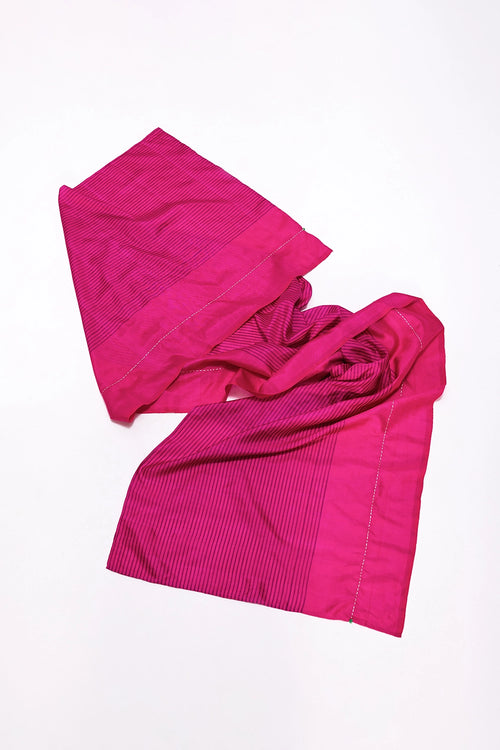 Margin Magenta Dupatta