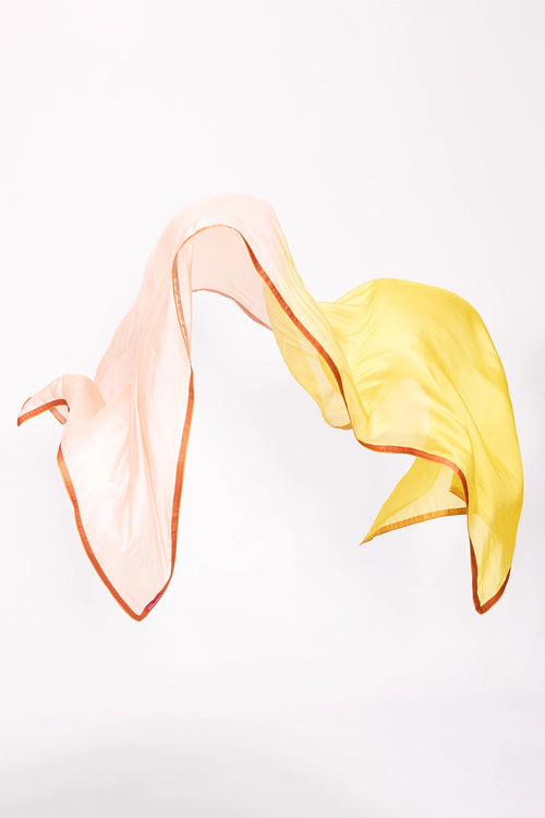Smudge Apricot Dupatta