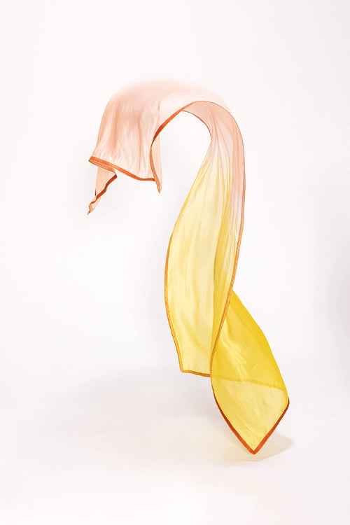 Smudge Apricot Dupatta