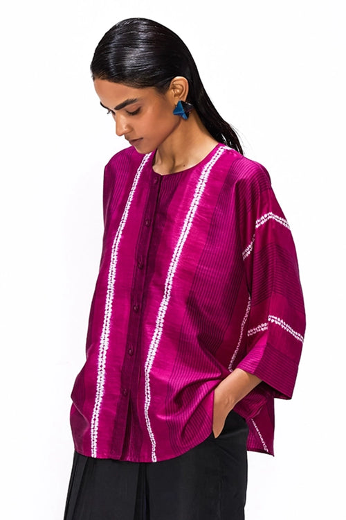 Margin Magenta Shirt