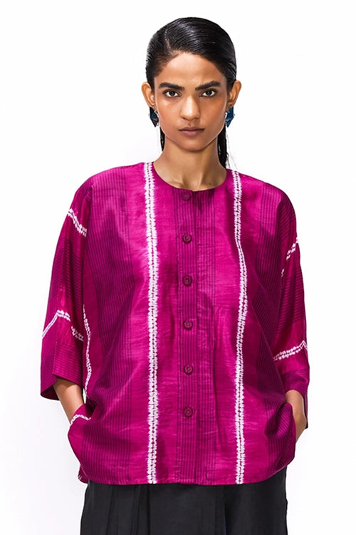 Margin Magenta Shirt